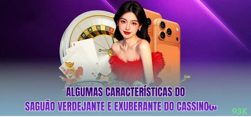Imagem promocional do cassino online da 93k mostrando jogos ao vivo